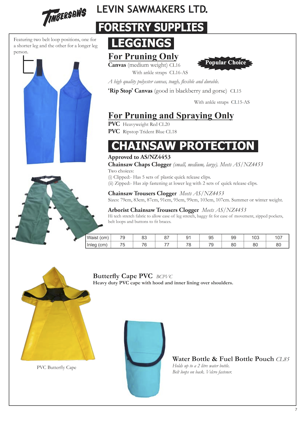 Forestry Equipment - ROGER C BROWN PTY LTD